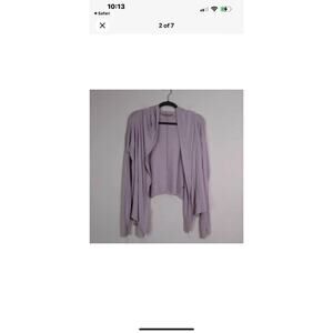 Athleta Nirvana Hoodie Wrap Cardigan - Lavender